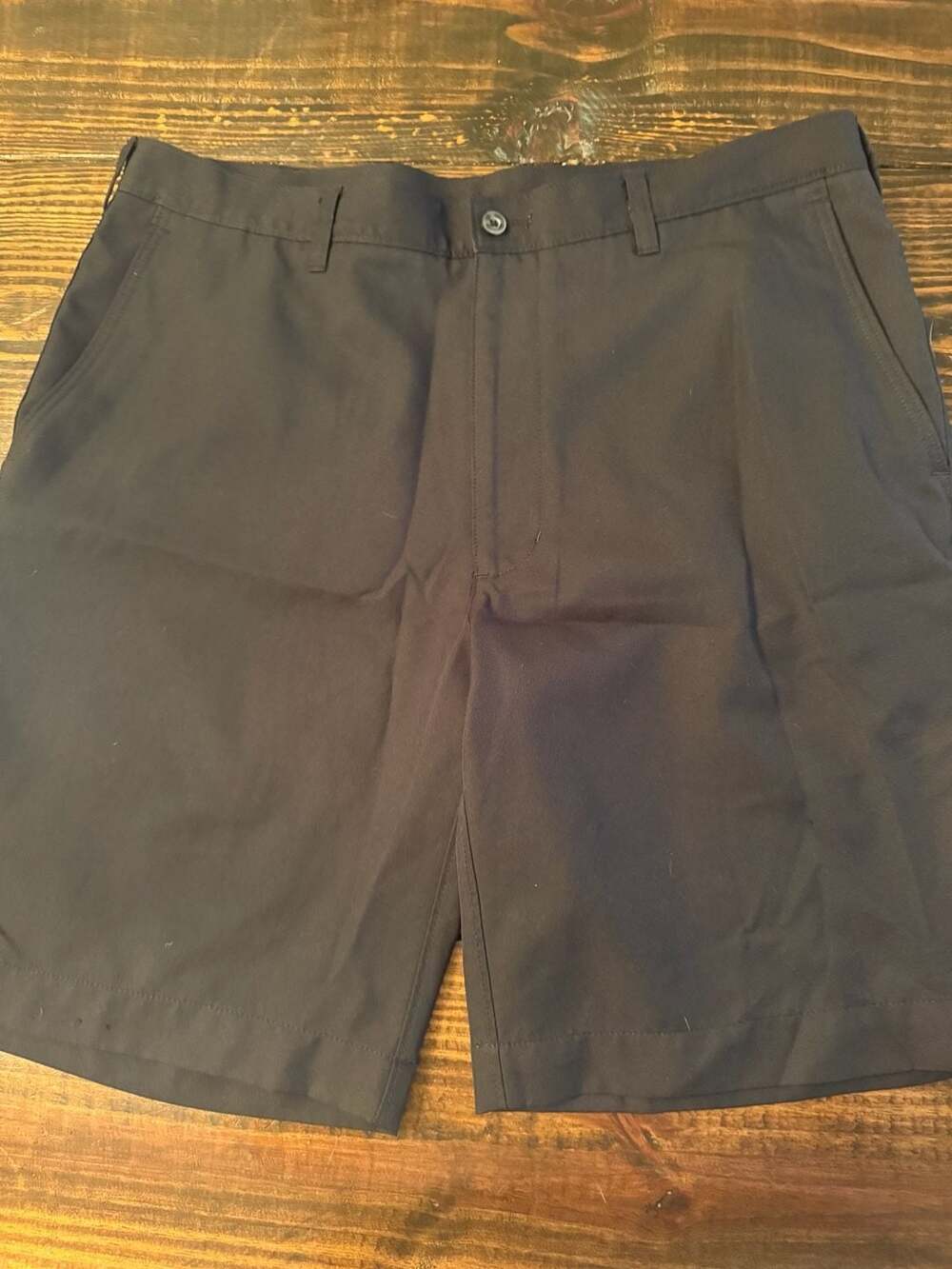 PGA Tour Men's Black Golf Shorts Size 36 Flat Front Performance